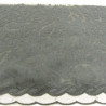 DENTELLE de calais sur tulle noire 15 cm
