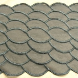 DENTELLE DE CALAIS noire 17 cm