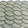 DENTELLE DE CALAIS noire 17 cm