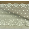 DENTELLE DE CALAIS ivoire 17 cm