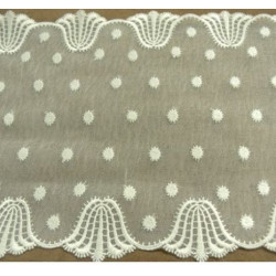 DENTELLE DE CALAIS ivoire 17 cm