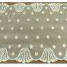 DENTELLE DE CALAIS ivoire 17 cm