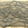 DENTELLE DE CALAIS stretch noire 15 cm