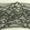 DENTELLE DE CALAIS stretch noire 15 cm