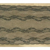 DENTELLE DE CALAIS noire 28 cm