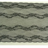 DENTELLE DE CALAIS noire 28 cm