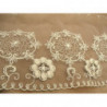 dentelle brodée sur tulle 14 cm