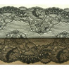 DENTELLE DE CALAIS noire 17 cm