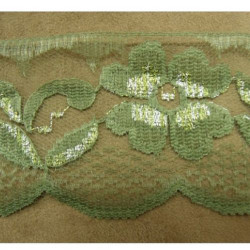 DENTELLE DE CALAIS POLYESTER 7,5 cm