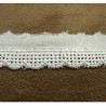BRODERIE ANGLAISE COTON blanche 1,5 cm /hauteur de broderie:1.5 cm