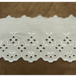 BRODERIE ANGLAISE COTON...