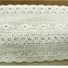 Broderie anglaise coton blanche 9 cm