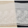 dentelle de calais ivoire 20 cm