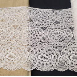 dentelle de calais blanche 22 cm