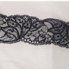 dentelle de calais noire 5 cm