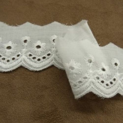 BRODERIE ANGLAISE COTON...