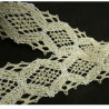 broderie coton beige  4 cm