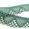 broderie verte 100% coton 3 cm