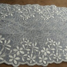 broderie sur jersey bleu clair 15 cm