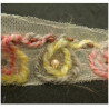 broderie lainage multicolore 4,5 cm