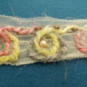 broderie lainage multicolore 4,5 cm