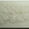 broderie blanche sur maille 6 cm/hauteur de broderie:4 cm