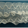 broderie blanche sur maille 6 cm/hauteur de broderie:4 cm