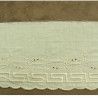 BRODERIE ANGLAISE vintage  écru 9 cm / hauteur de broderie 5 cm