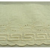 BRODERIE ANGLAISE vintage  écru 9 cm / hauteur de broderie 5 cm