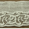BRODERIE COTON blanc cassée 12 cm