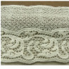 BRODERIE COTON blanc cassée 12 cm