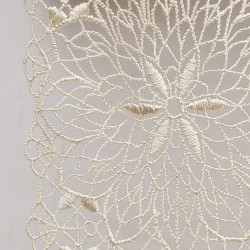 broderie guipure coton souple écru 20cm