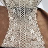 broderie guipure coton souple écru 20cm