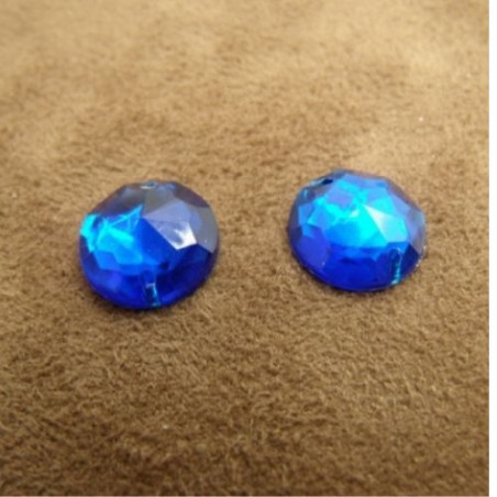 Déstockage Strass Rond Acrylique 13 mm – Rouge, Rose, Bleu, Argenté, Vert