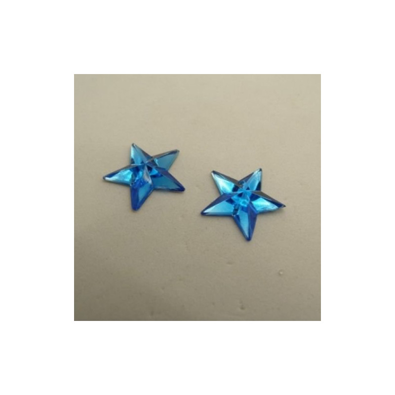 Strass Étoile 16 mm – Vendu par lot de 10 ou 20 strass