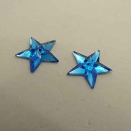 Strass Étoile 16 mm – Vendu par lot de 10 ou 20 strass