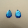 Déstockage Strass Goutte Acrylique 16x9 mm – Bleu et Vert – Lot 10/20/50