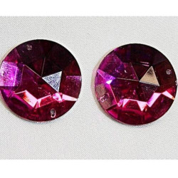 Strass Rond Acrylique 25 mm