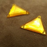 DESTOCKAGE – Strass Triangle Acrylique 26 mm – Rouge, Noir, Orange, Bleu, Argent – Lot 10, 20, 40