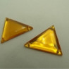 DESTOCKAGE – Strass Triangle Acrylique 26 mm – Rouge, Noir, Orange, Bleu, Argent – Lot 10, 20, 40