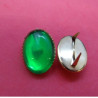 Strass à Griffe Ovale Doré – 2,5 x 1,8 cm – Plusieurs Couleurs