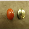 Strass à Griffe Ovale Doré – 2,5 x 1,8 cm – Plusieurs Couleurs