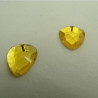Strass Cœur Acrylique 15 x 12 mm – Lot de 10 ou 20 –