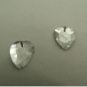 Strass Cœur Acrylique 15 x 12 mm – Lot de 10 ou 20 –