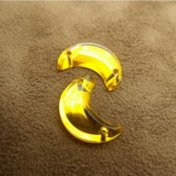 Strass Lune Acrylique 16 mm...