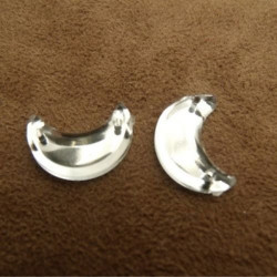 Strass Lune Acrylique 16 mm – Lot de 10 ou 20