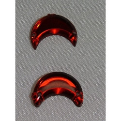 Strass Lune Acrylique 16 mm – Lot de 10 ou 20