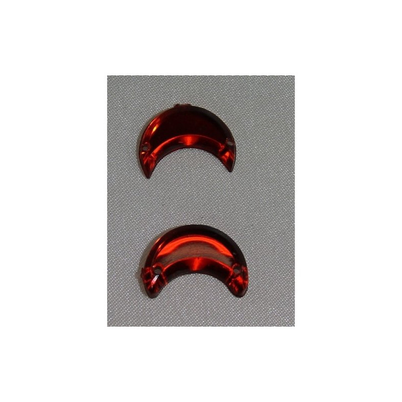 Strass Lune Acrylique 16 mm – Lot de 10 ou 20