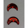 Strass Lune Acrylique 16 mm – Lot de 10 ou 20