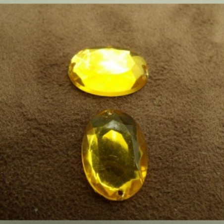 Déstockage – Strass Ovale Acrylique 18x13 mm